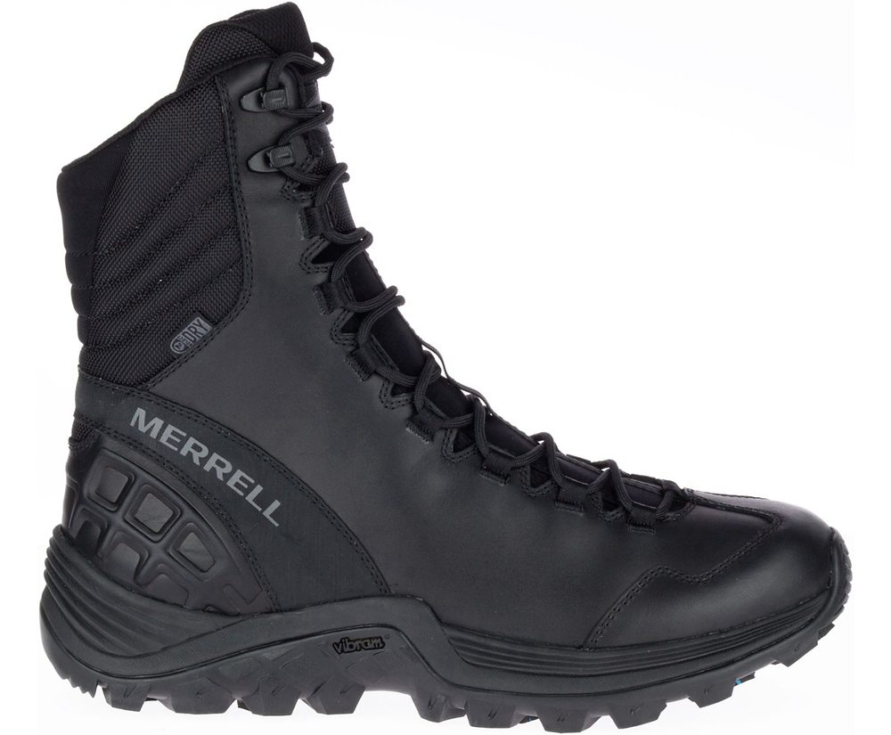 Merrell Boots Black - Thermo Rogue Tactical Waterproof Ice+ - Womens 48QEWKUIH